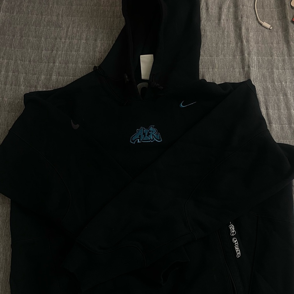 NIKE OFF-WHITE HOODIE ( BLACK )
